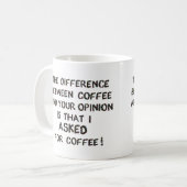 コーヒー頼にはマグ・カップを使わない コーヒーマグカップ (正面左)