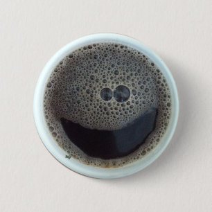 コーヒー顔の時間 缶バッジ