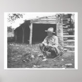 コーヒー食べ物缶から猫のコーヒー。 ポスター (正面)