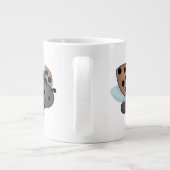 コーヒー飲みレディバグ巨大コーヒーマグ ジャンボコーヒーマグカップ (裏面)