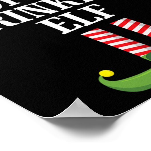 コーヒー飲み小妖精や小人マッチングファミリーグループクリスマ ポスター (角)