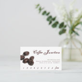 コーヒー飲み物の穿孔器/ロイヤリティカード ロイヤリティカード (スタンド正面)