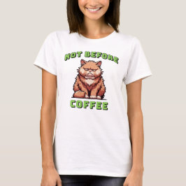 コーヒー飲むまでは駄目 Tシャツ