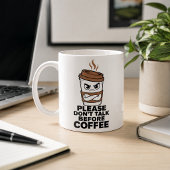 コーヒー飲むまで話さないでね イントロバートマグ コーヒーマグカップ