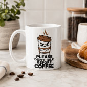 コーヒー飲むまで話さないでね イントロバートマグ コーヒーマグカップ
