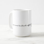 コーヒー飲む? コーヒーマグカップ (正面左)