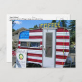 コーヒー飲む? ポストカード (正面/裏面)