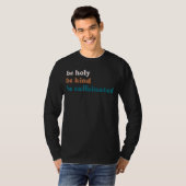 コーヒー飲料は親切である聖なるカフェイン入り Tシャツ (正面フル)