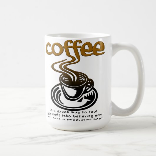 コーヒー馬鹿面白いマグカップ コーヒーマグカップ (右)