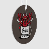 コーヒー鬼 オーナメント (正面)