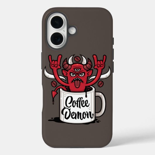 コーヒー鬼 Case-Mate iPhoneケース (裏面)