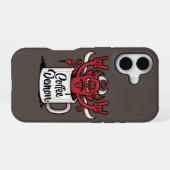 コーヒー鬼 iPhone 16ケース (裏面横)