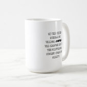 コーヒー魅力的哲学ユーモア コーヒーマグカップ (正面右)