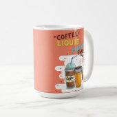 コーヒー魔法 コーヒーマグカップ (正面右)