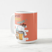 コーヒー魔法 コーヒーマグカップ (正面左)