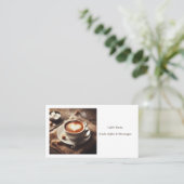 コーヒー1杯の写真 名刺 (スタンド正面)