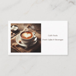 コーヒー1杯の写真 名刺