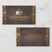 コーヒー1杯 |コーヒー豆 名刺 (正面/裏面)