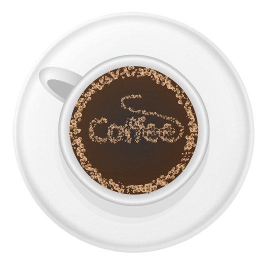 コーヒー1杯 セラミックノブ (正面)