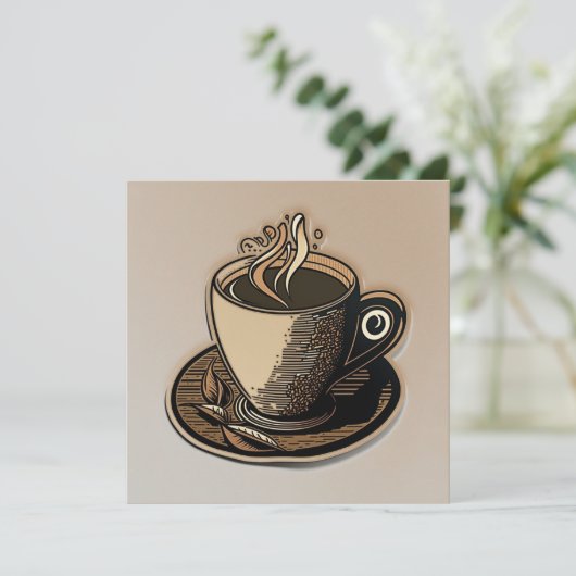 コーヒー1杯 招待状 (スタンド正面)