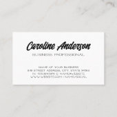 コーヒー1杯 | Beans | Barista 名刺 (裏面)