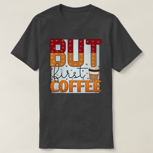 コーヒー14 Tシャツ (デザイン正面)