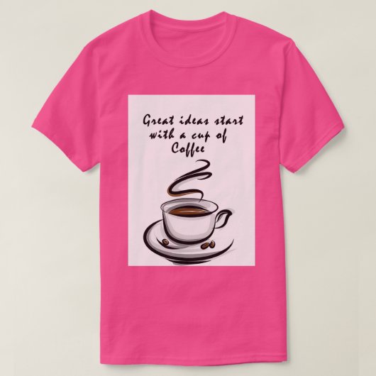 コーヒー3 Tシャツ (デザイン正面)