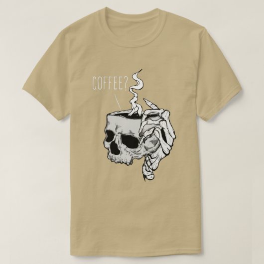 コーヒー4 Tシャツ (デザイン正面)