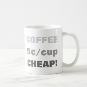 コーヒー5セント/カップ・マグカップ コーヒーマグカップ