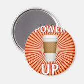 コーヒー – あなたのすごい力！ マグネット (正面/裏面)