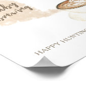 コーヒー – おしゃぶり狩りベビーシャワーゲーム ポスター (角)