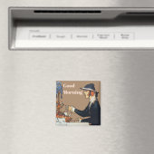 コーヒー、おはようございます、編集文字 マグネット (インサイチュ (食洗機))