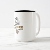 コーヒー.お前のためだ。 ツートーンマグカップ (正面右)