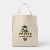 コーヒー.お前のためだ。 トートバッグ (裏面)