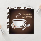 コーヒー |お知らせ カード (正面/裏面インサイチュ)