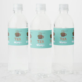 コーヒー.お茶か水。 ペットボトルラベル