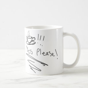 コーヒー: お願いしますYes! コーヒーマグカップ