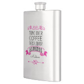 コーヒー、これにありますアルコール名前のための仕事が動かして下さい フラスク (左)