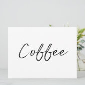 「コーヒー」のサイン |手スタイリッシュ入力 (スタンド正面)