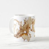 コーヒー(ばちゃばちゃ)跳ねるコーヒーマグ コーヒーマグカップ (正面左)