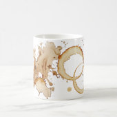 コーヒー(ばちゃばちゃ)跳ねるコーヒーマグ コーヒーマグカップ (中央)