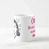 コーヒー! 、ひびがで…許可されないので コーヒーマグカップ (中央)