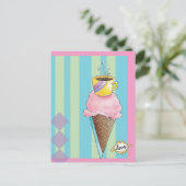 コーヒー + アイスクリーム=愛夢みるようなデザート ポストカード (スタンド正面)