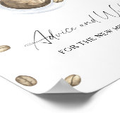 コーヒー – アドバイスと新婚の願い ポスター (角)