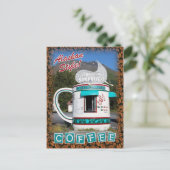 コーヒー.....アラスカスタイル! ポストカード (スタンド正面)