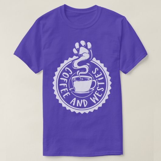 コーヒー&ウェスティーズ Tシャツ (デザイン正面)