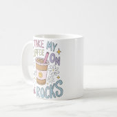 コーヒー・オン・ザ・ロック コーヒーマグカップ (正面左)