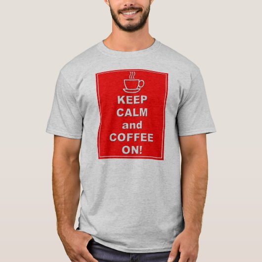 コーヒー・オン・Tシャツ Tシャツ (正面)