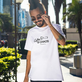 コーヒー&カオスコーヒーラバーティー搭載 Tシャツ
