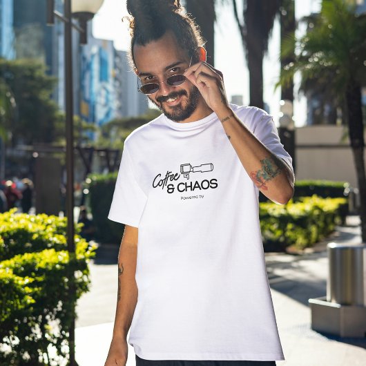 コーヒー&カオスコーヒーラバーティー搭載 Tシャツ